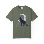 Black Cat and Moon Comfort Colors T-shirt