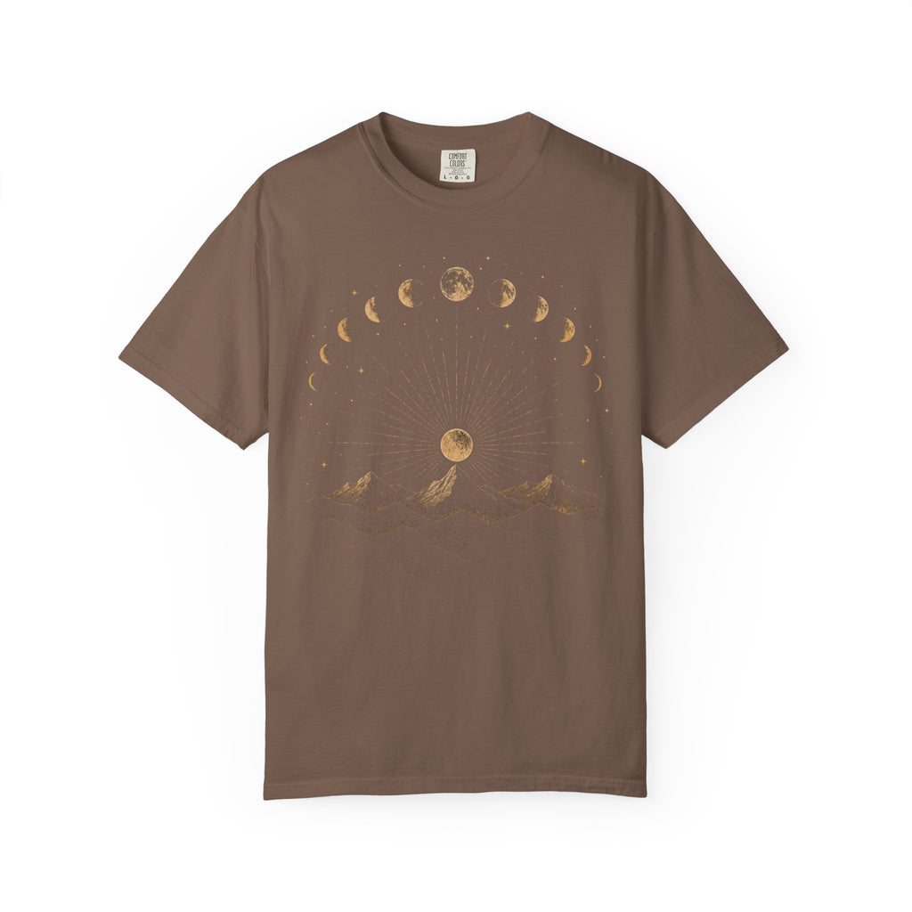 Celestial Moon Phase Comfort Colors T-shirt