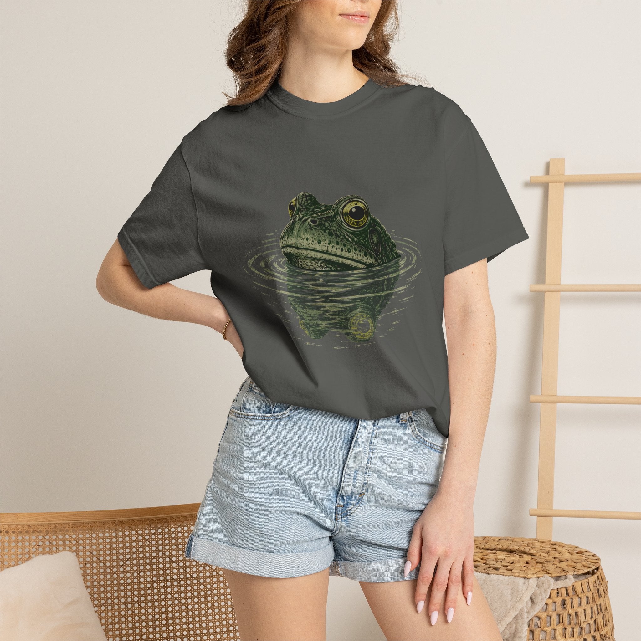 Frog Swimming Comfort Colors T-shirt