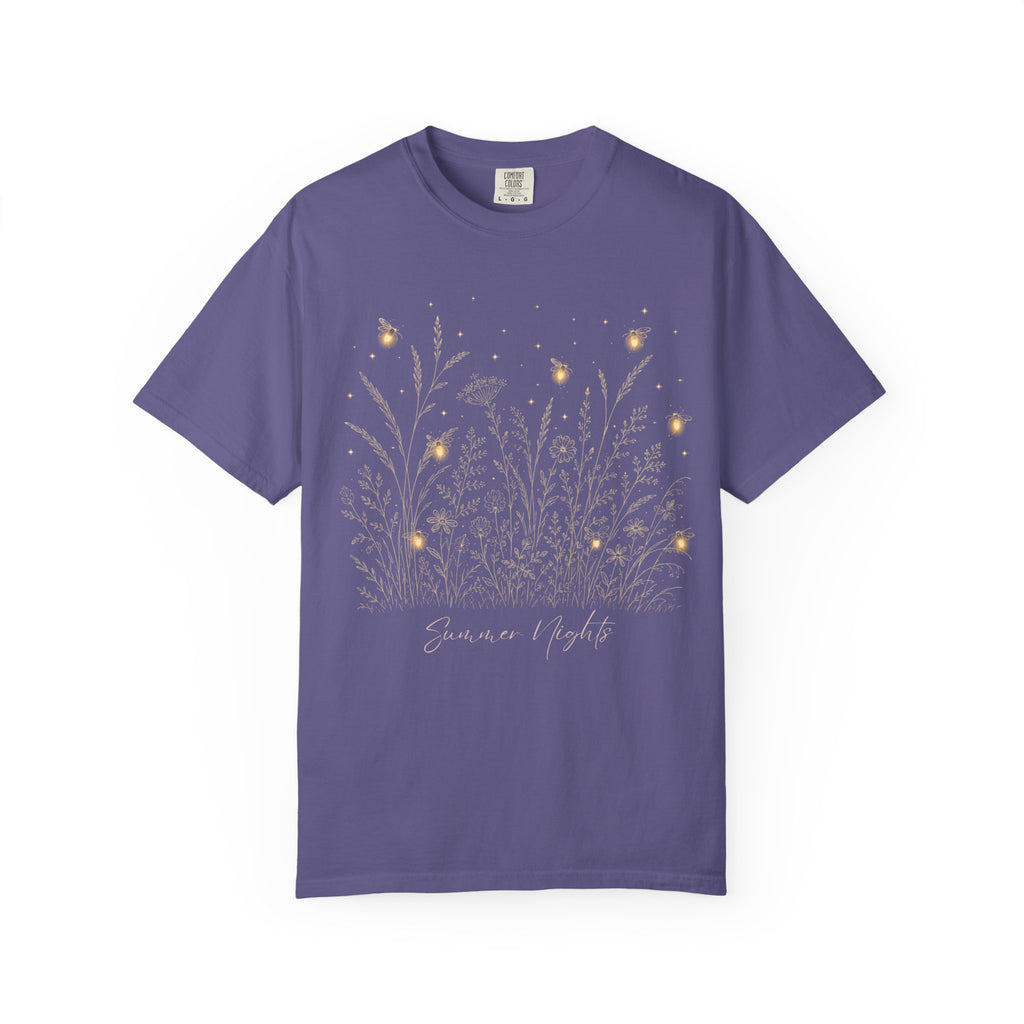 Summer Nights Firefly Comfort Colors T-shirt