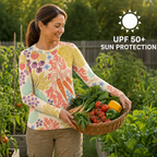 Garden Women's Long-Sleeve Sun Shirt With Thumbholes