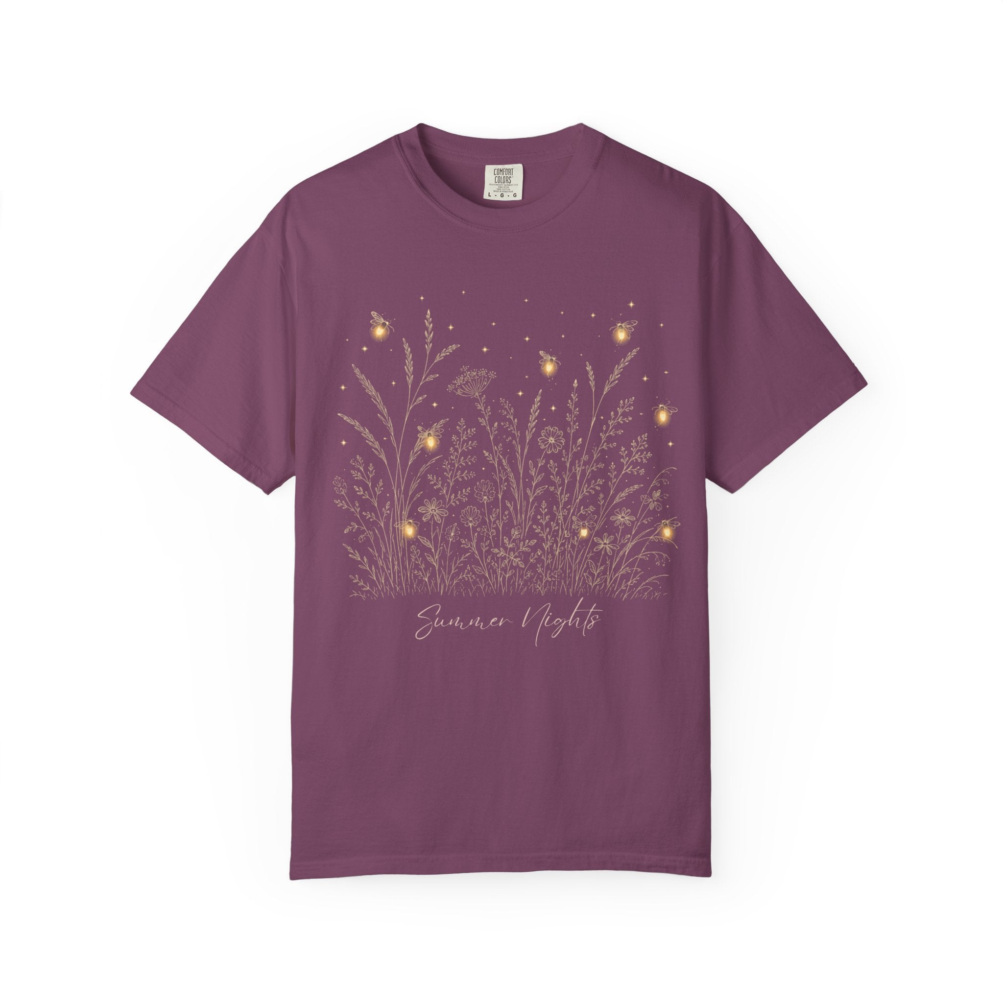 Summer Nights Firefly Comfort Colors T-shirt