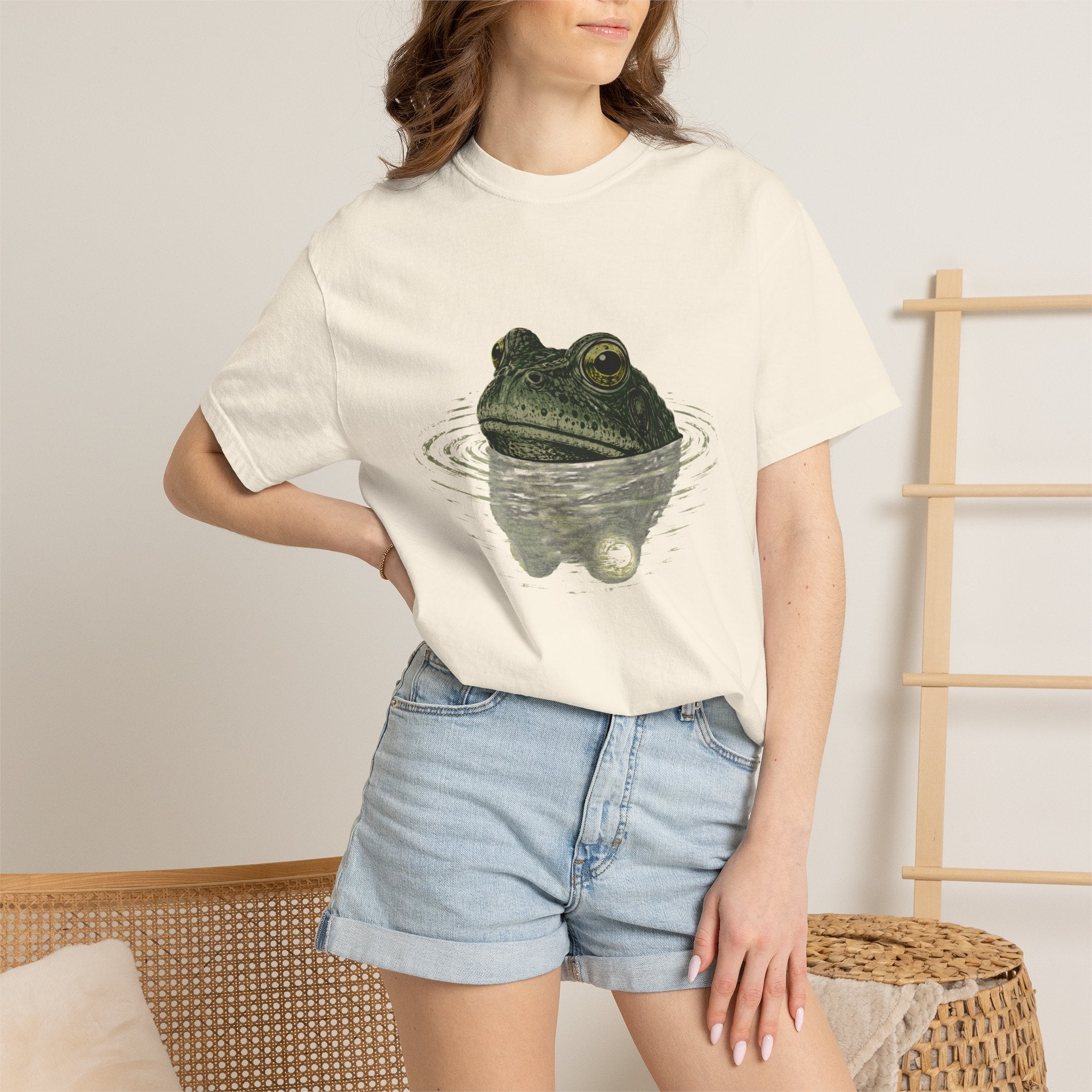 Frog Swimming Comfort Colors T-shirt