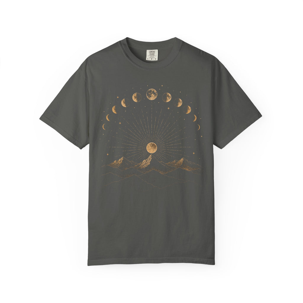 Celestial Moon Phase Comfort Colors T-shirt