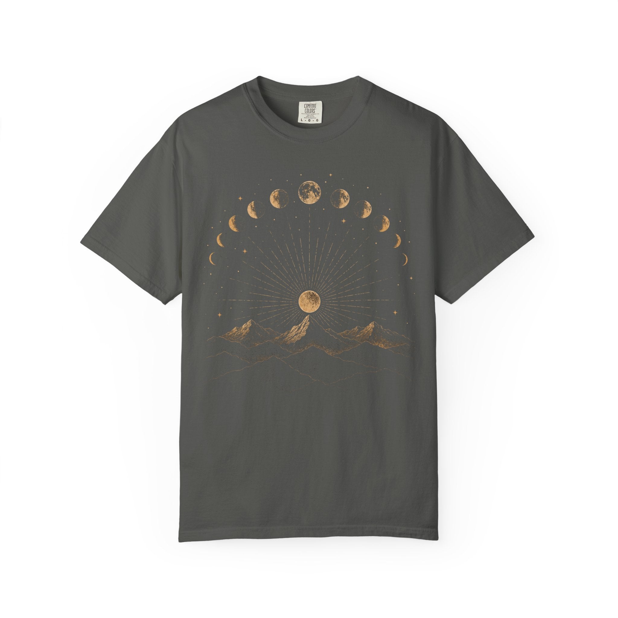 Celestial Moon Phase Comfort Colors T-shirt