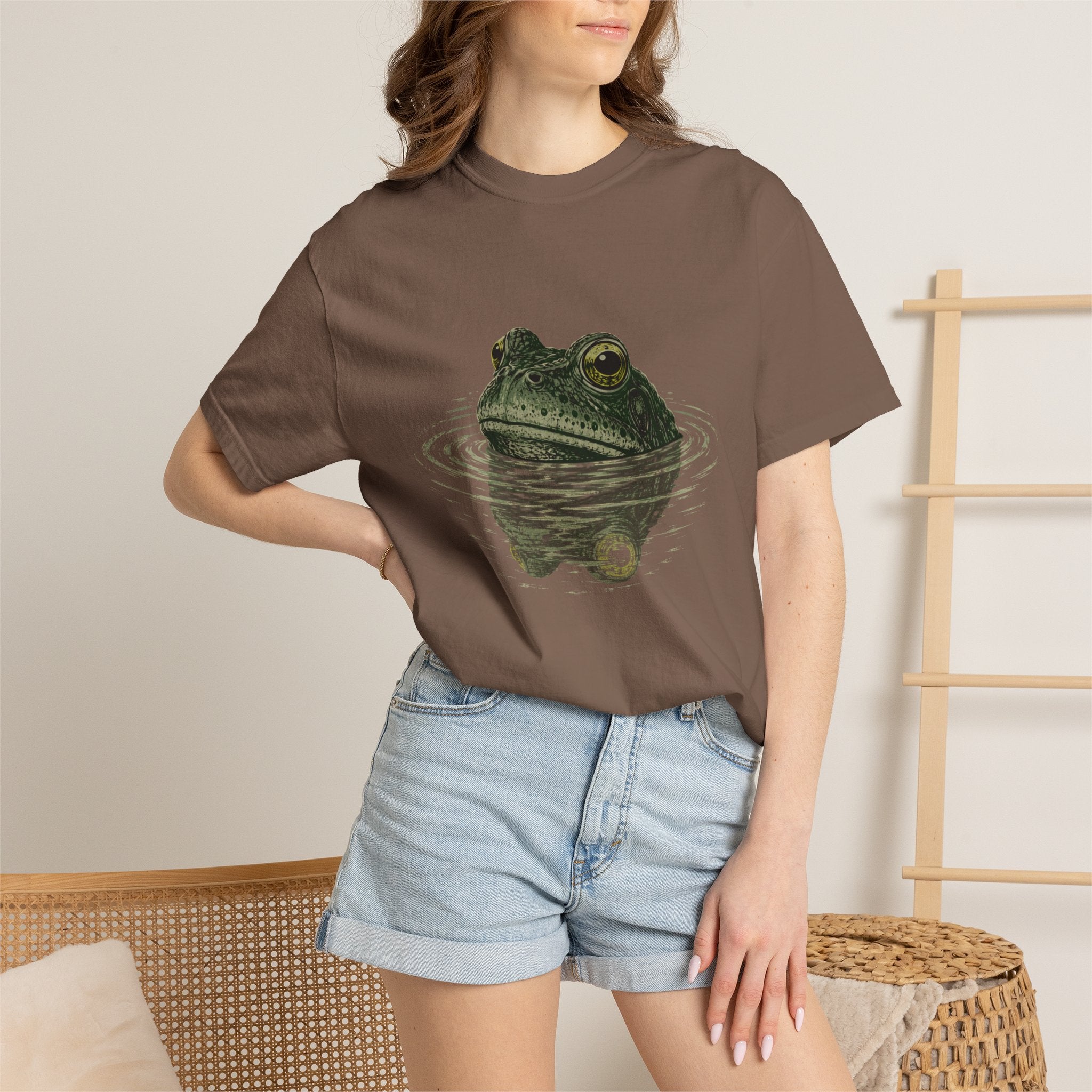 Frog Swimming Comfort Colors T-shirt