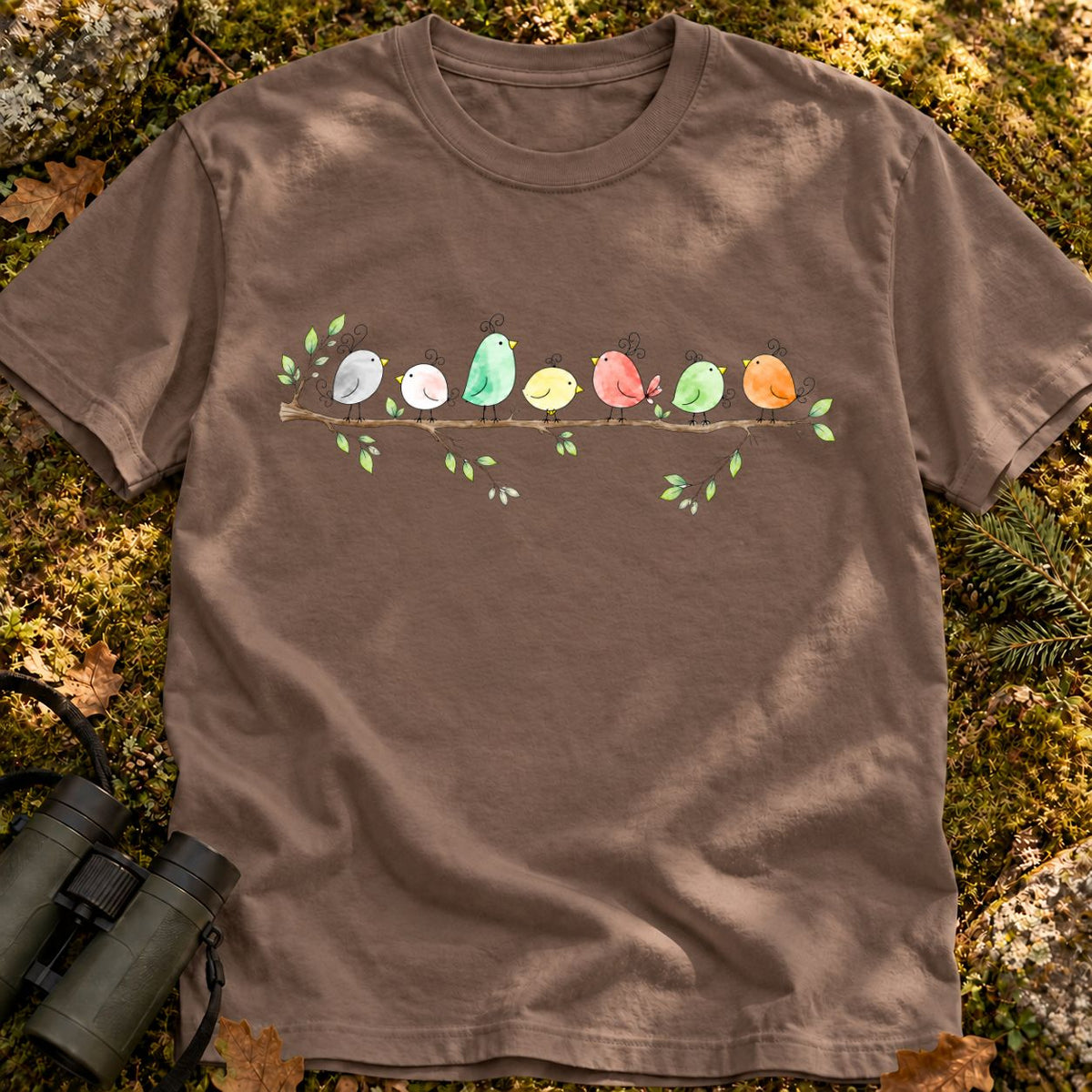 Cute Birds Comfort Colors T-shirt