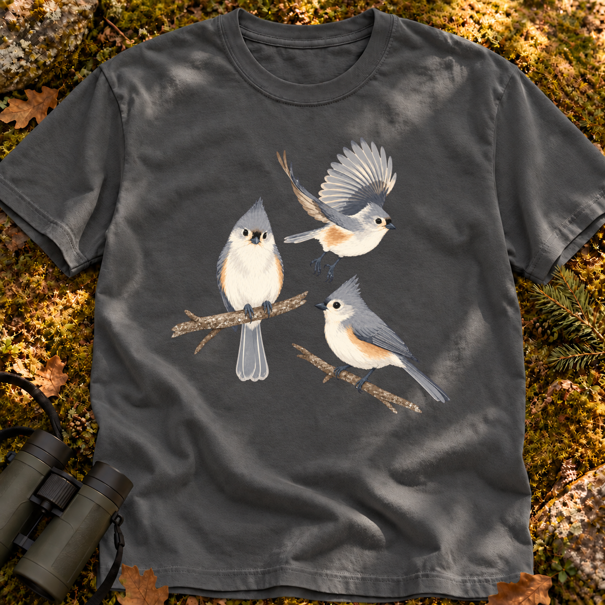 Tufted Titmouse Comfort Colors T-shirt