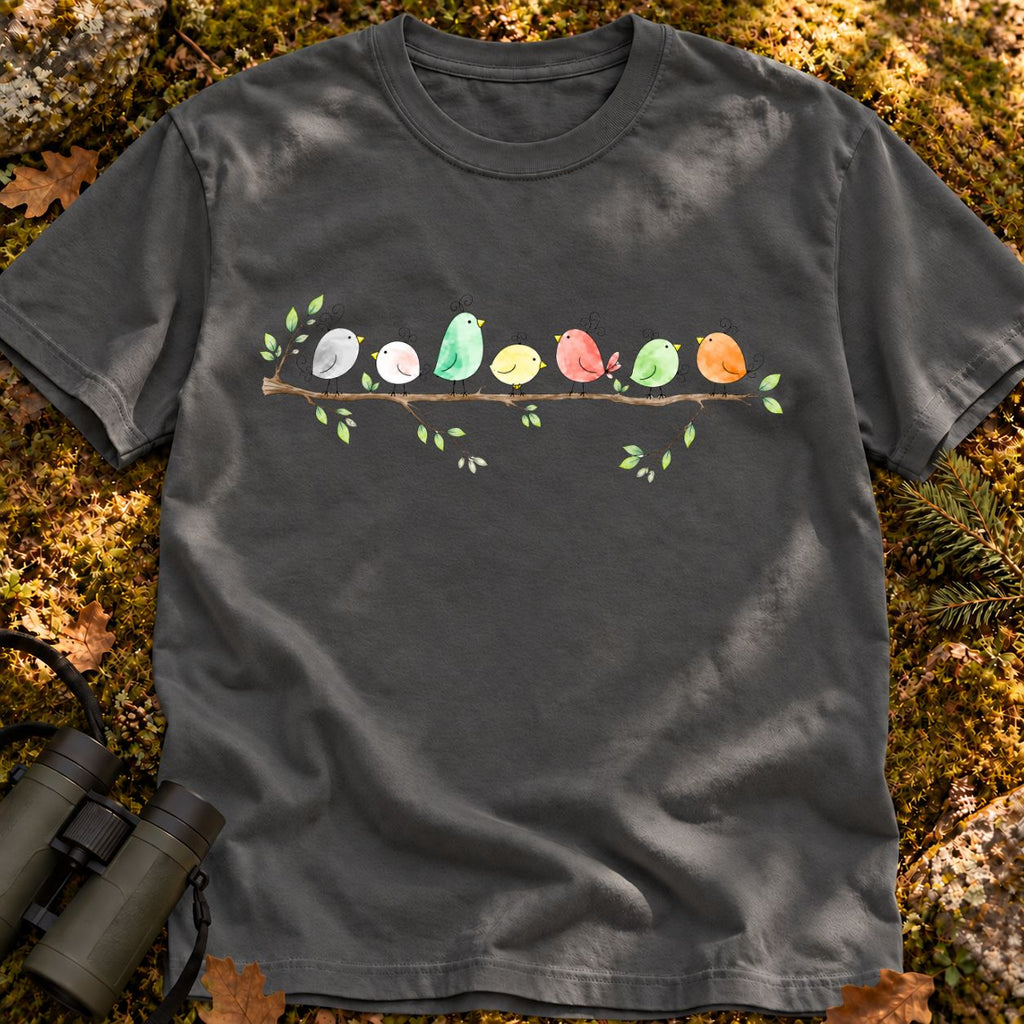Cute Birds Comfort Colors T-shirt