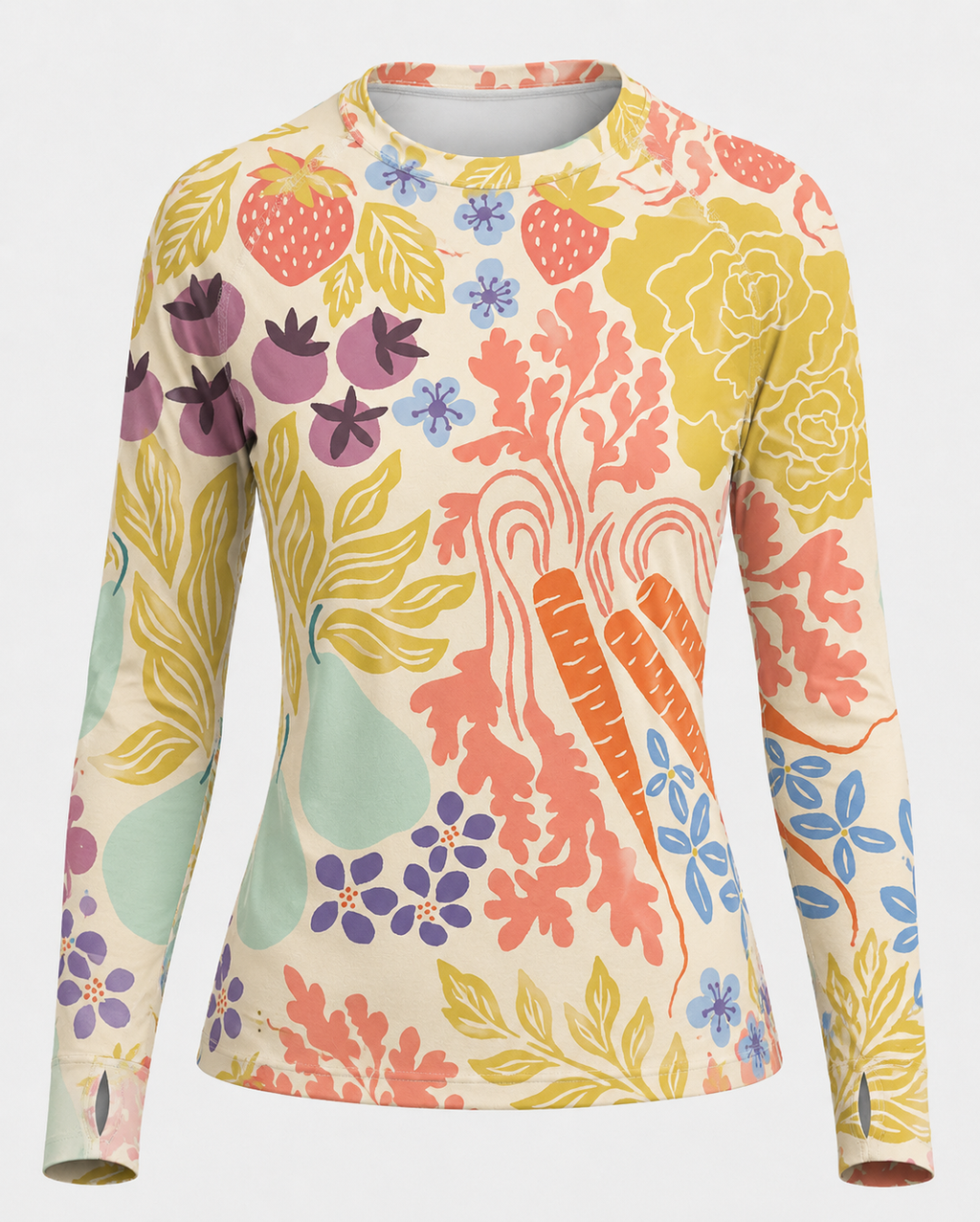 Garden Women's Long-Sleeve Sun Shirt With Thumbholes