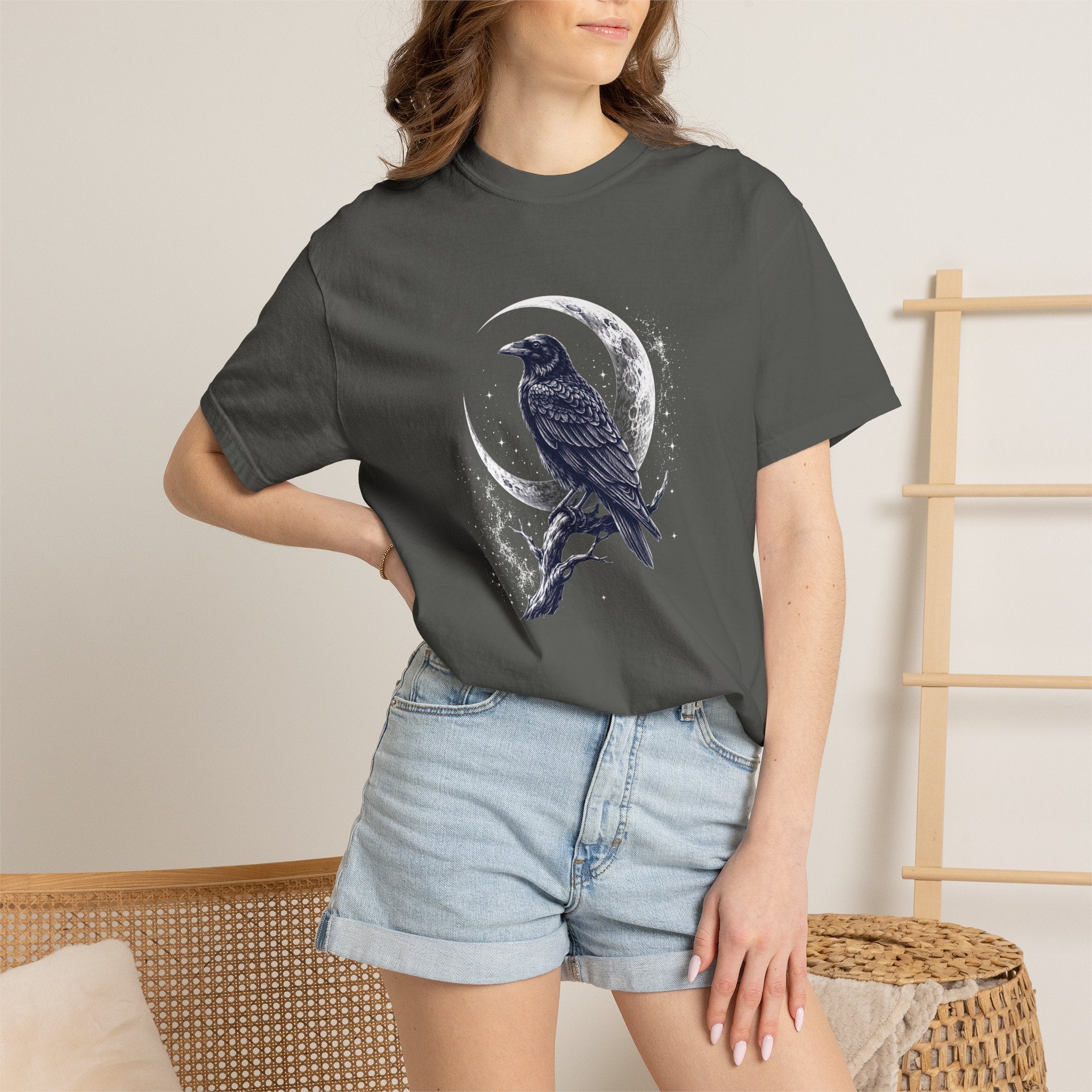 Crescent Raven Comfort Colors T-shirt