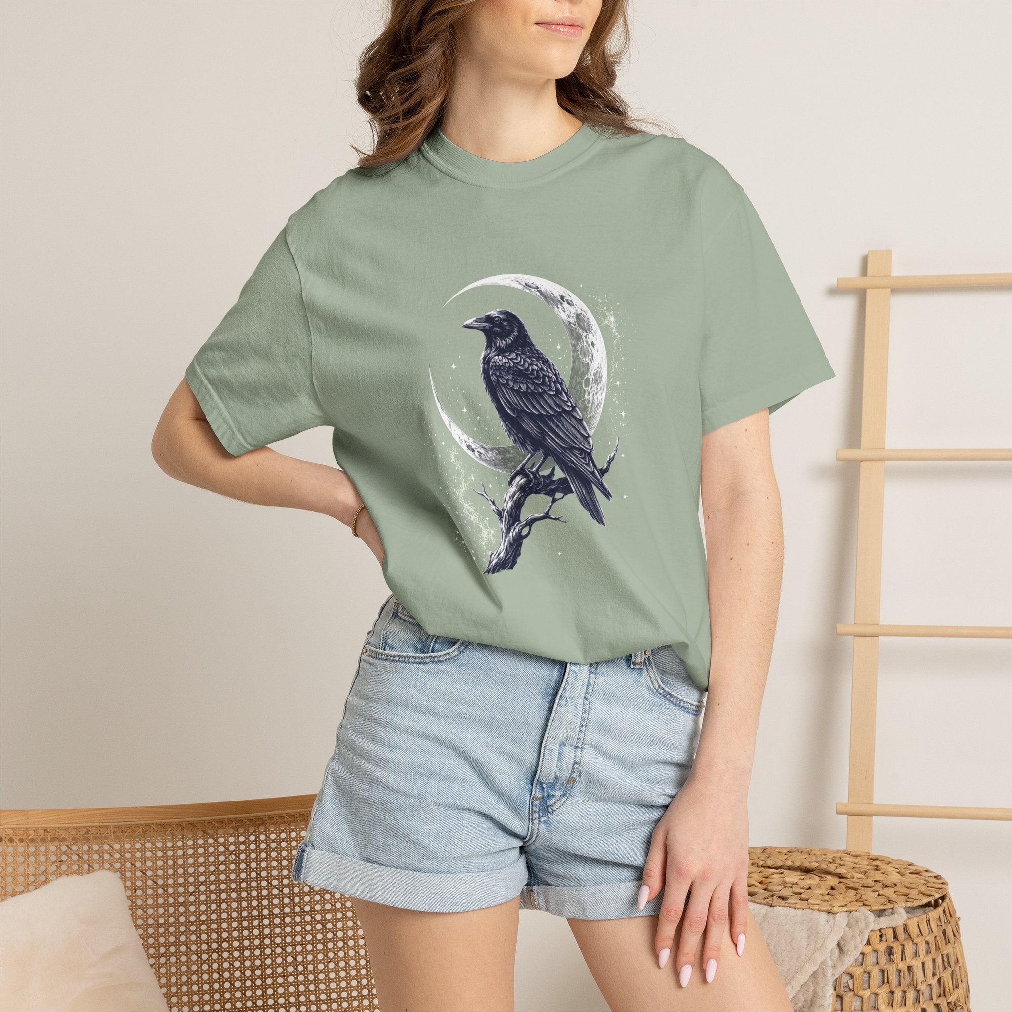 Crescent Raven Comfort Colors T-shirt