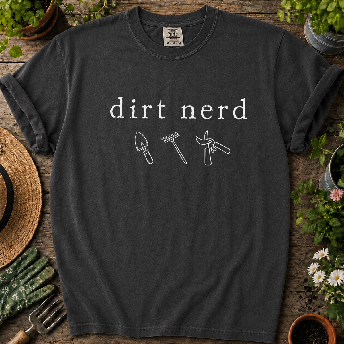 Dirt Nerd Comfort Colors T-shirt