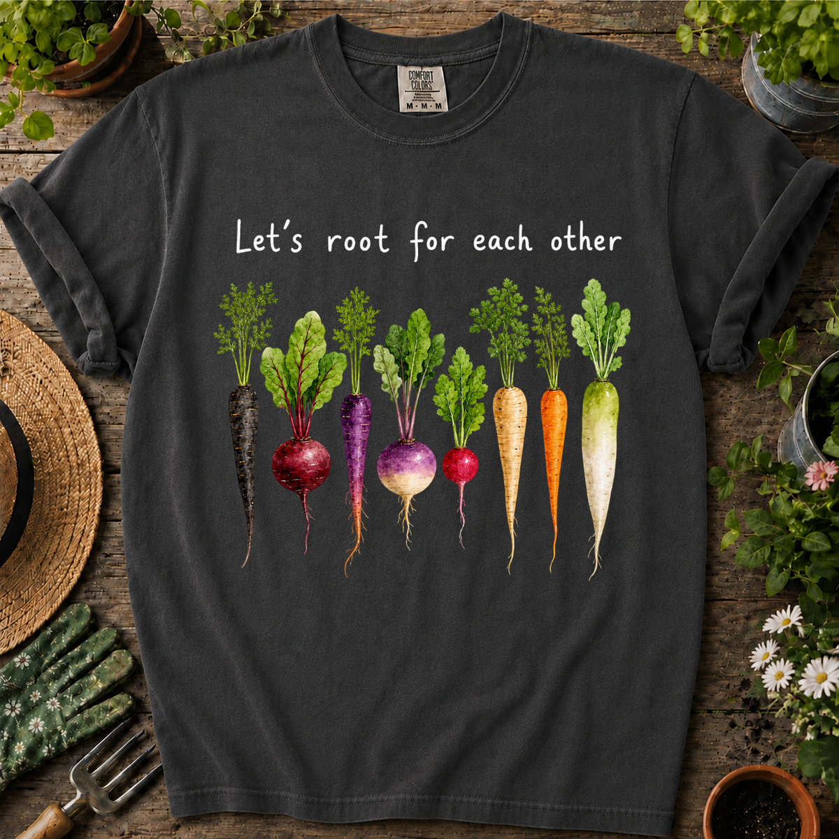 Let's Root For Each Other Comfort Colors T-shirt