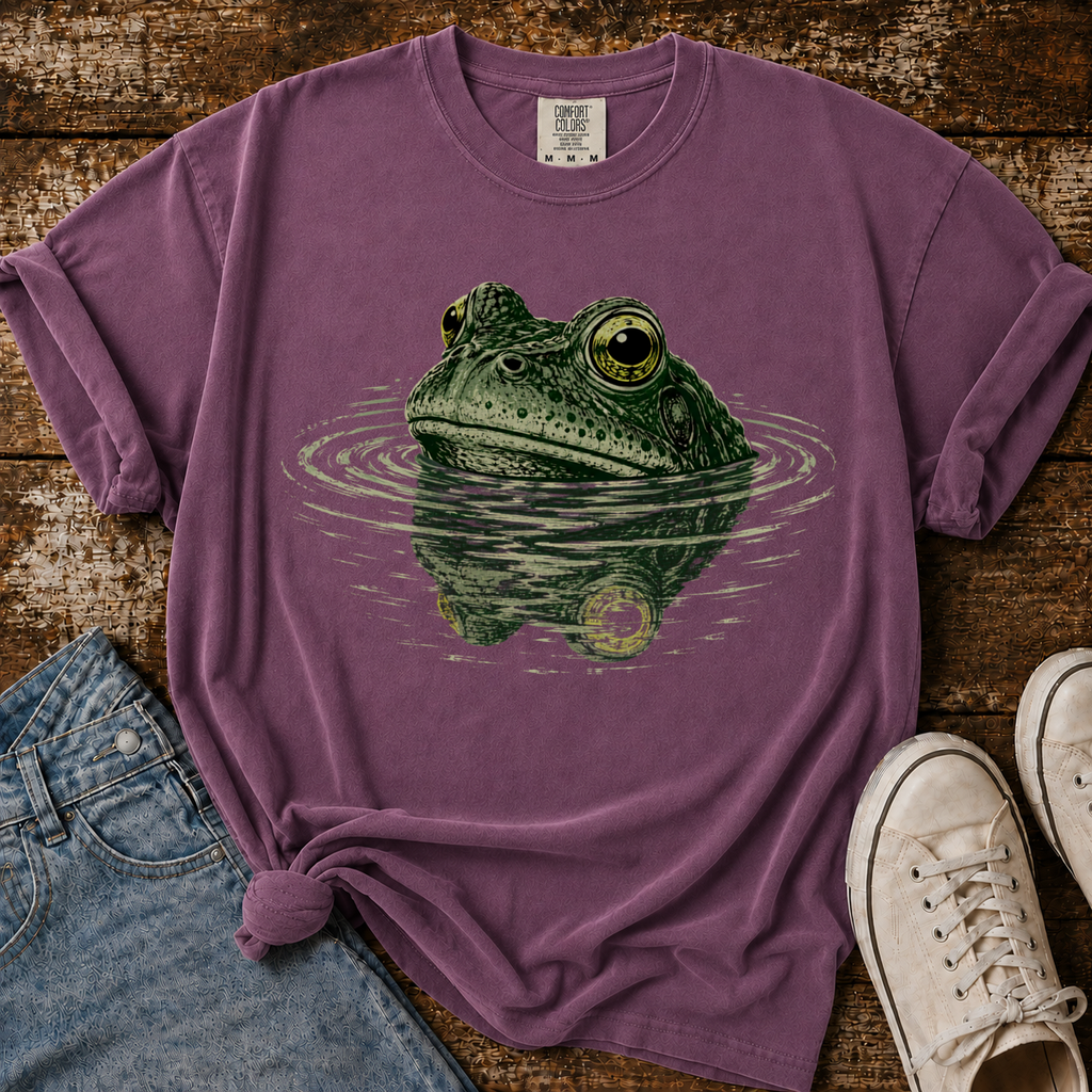 Frog Swimming Comfort Colors T-shirt