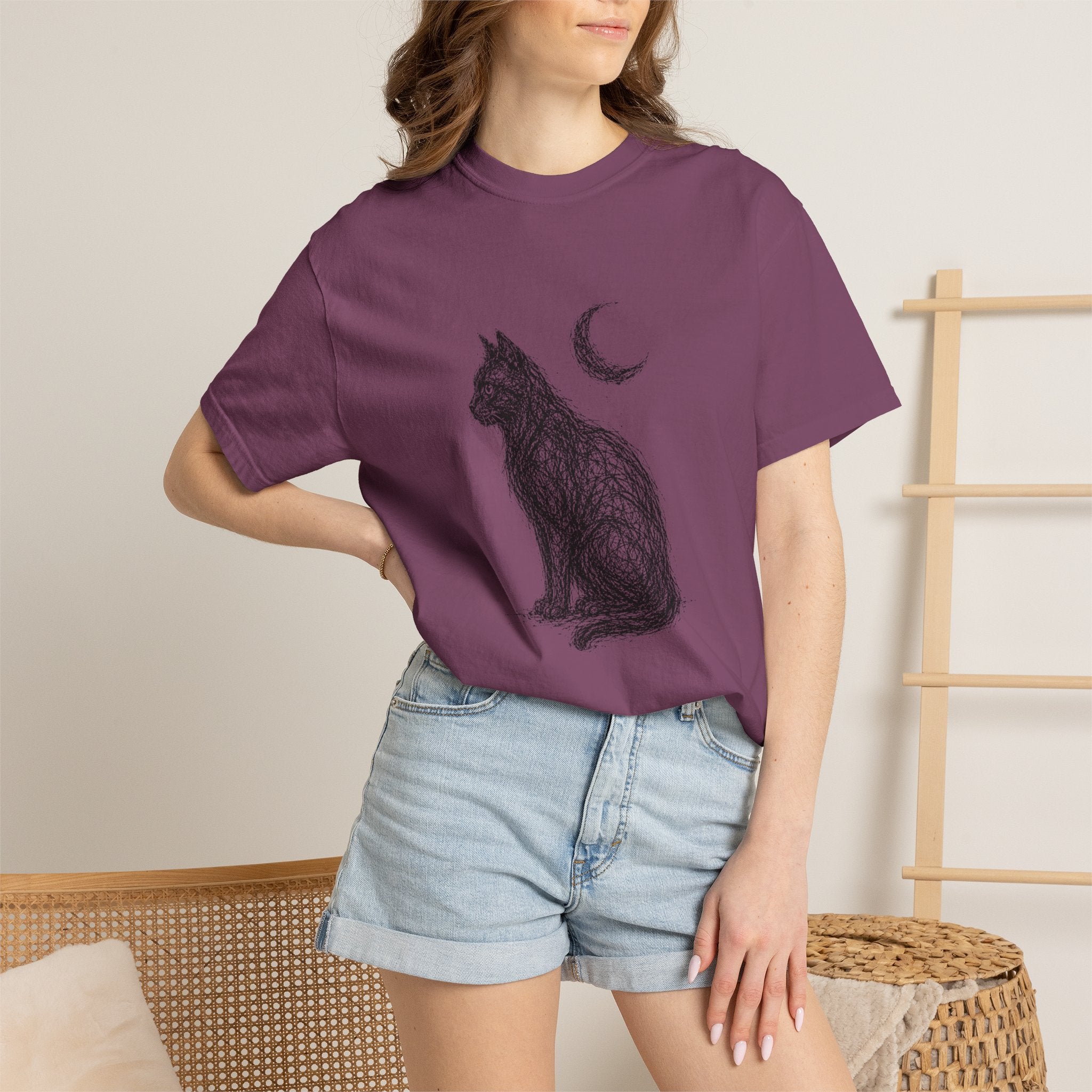 Black Cat Comfort Colors T-shirt