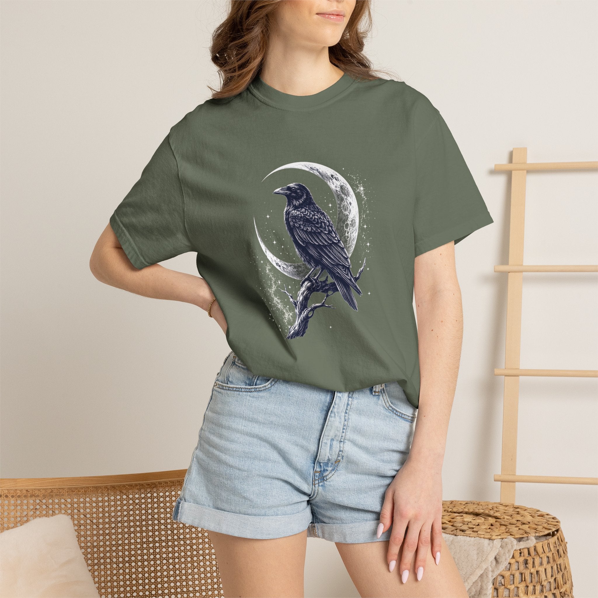 Crescent Raven Comfort Colors T-shirt