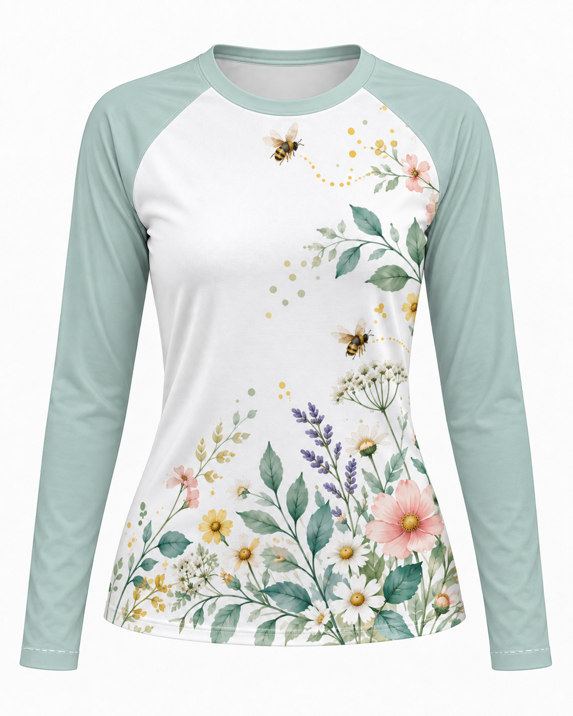 Pollinator Garden Women's Long-Sleeve Sun Shirt