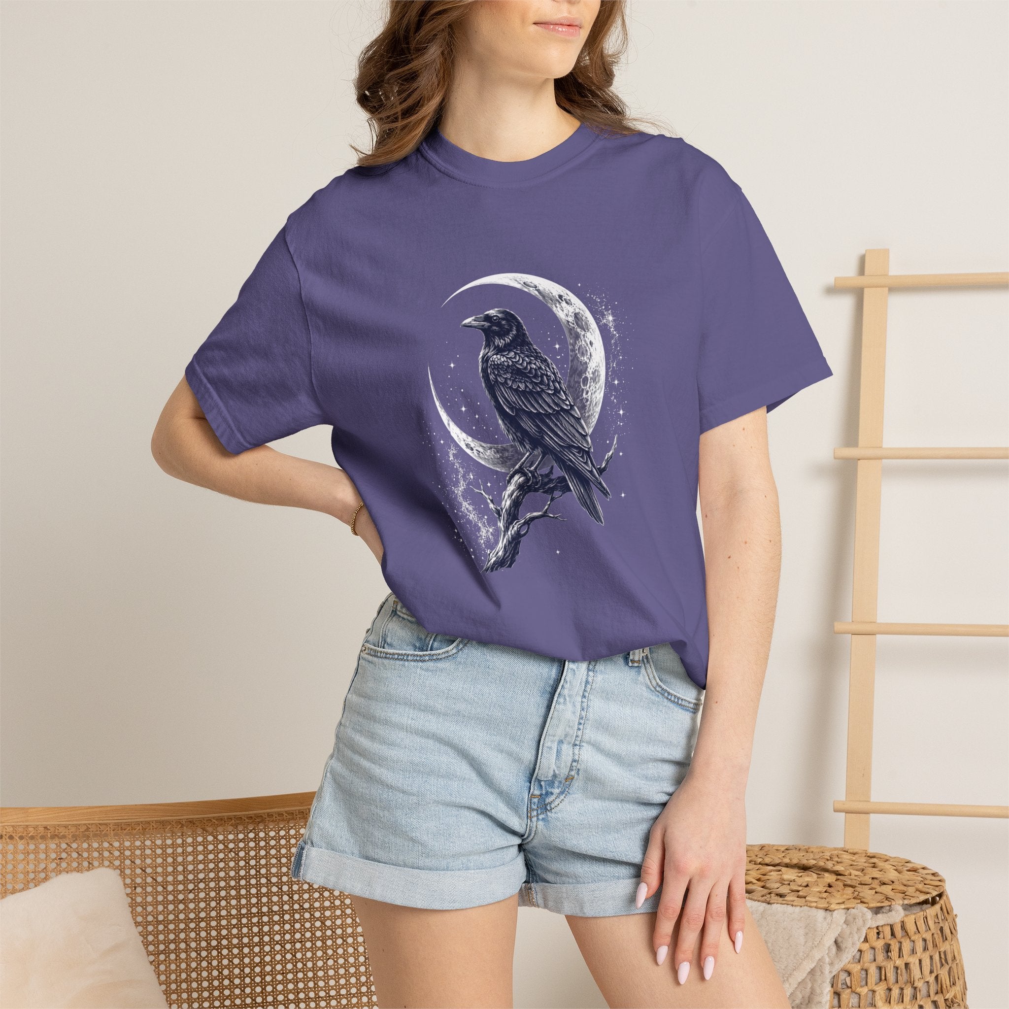 Crescent Raven Comfort Colors T-shirt