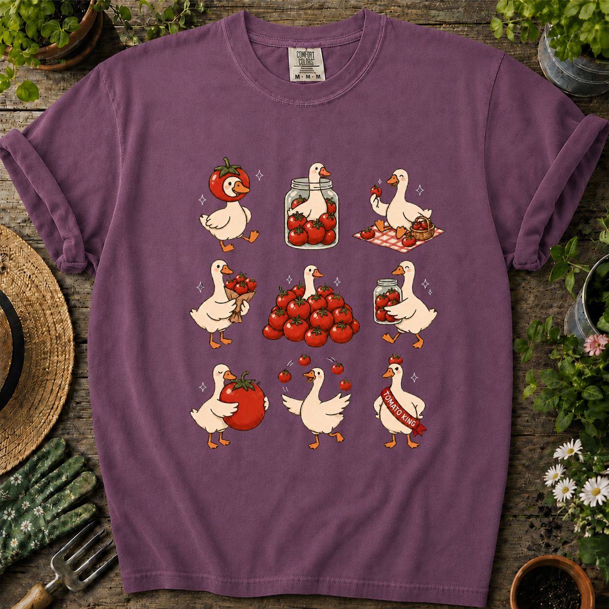 Duck Tomato Comfort Colors T-shirt