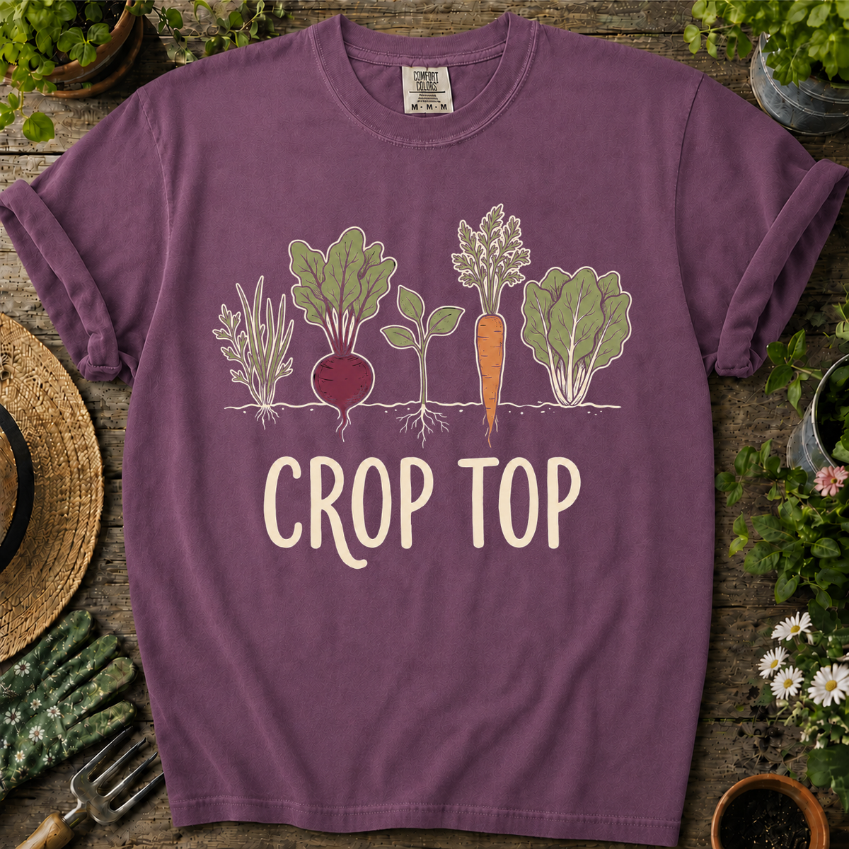 Crop Top Comfort Colors T-shirt