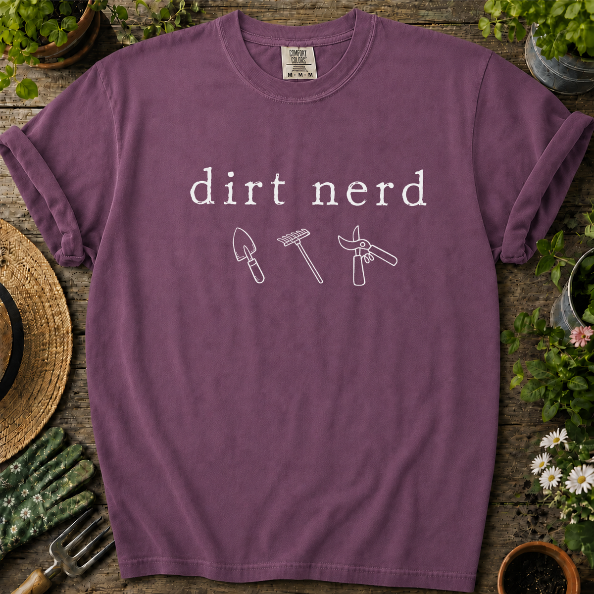 Dirt Nerd Comfort Colors T-shirt