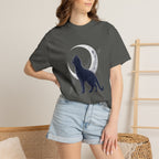 Black Cat and Moon Comfort Colors T-shirt