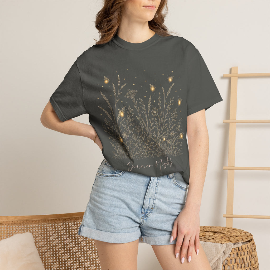 Summer Nights Firefly Comfort Colors T-shirt