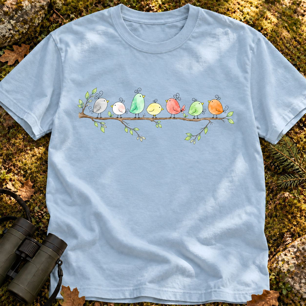 Cute Birds Comfort Colors T-shirt