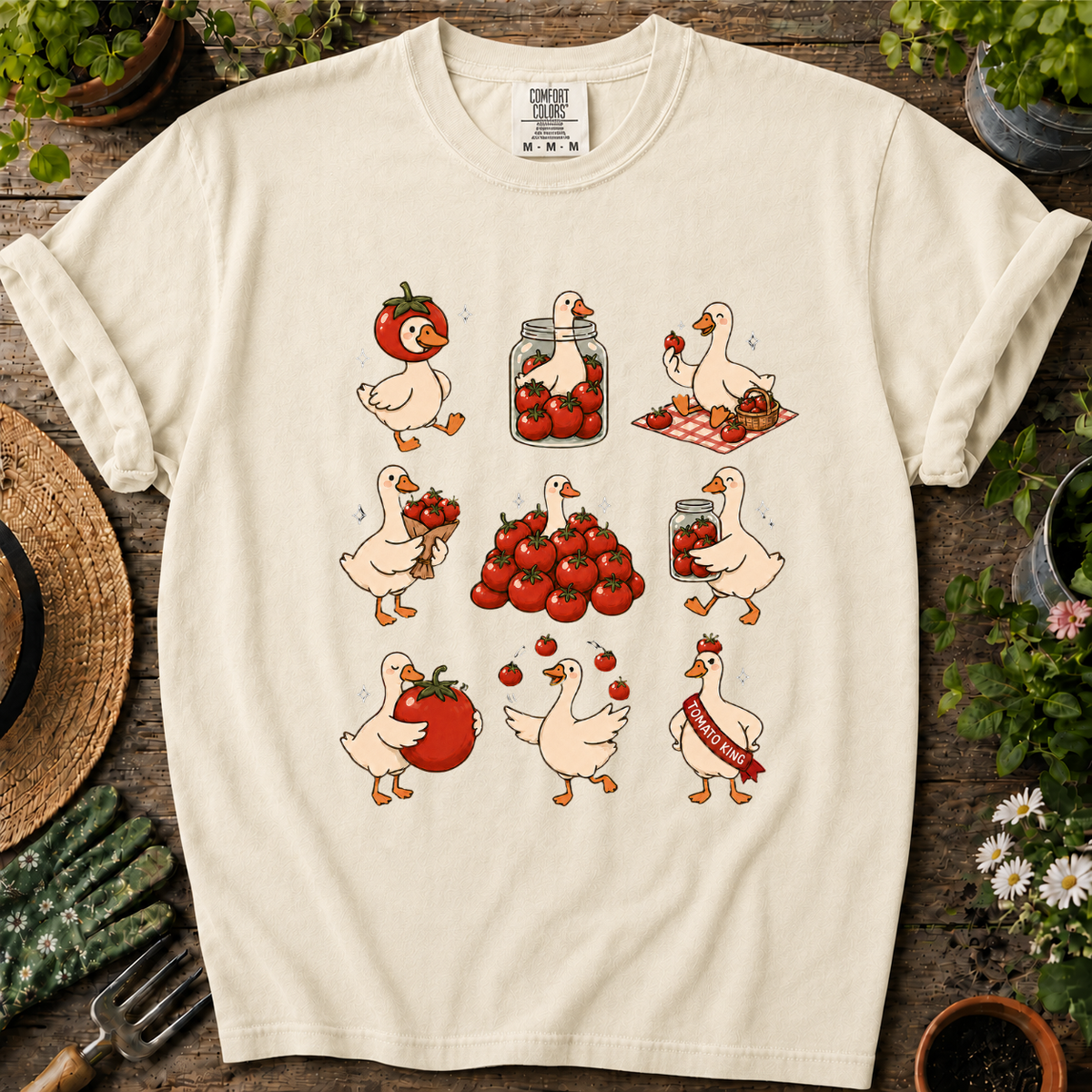 Duck Tomato Comfort Colors T-shirt