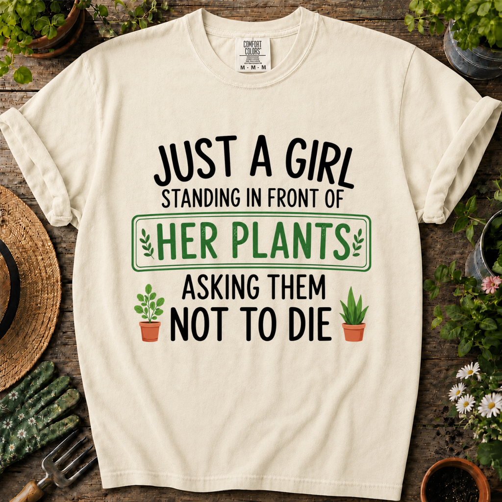 Just A Girl Comfort Colors T-shirt