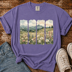 Wildflower Landscape Comfort Colors T-shirt