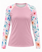 Blush Garden Women's Long-Sleeve Sun Shirt