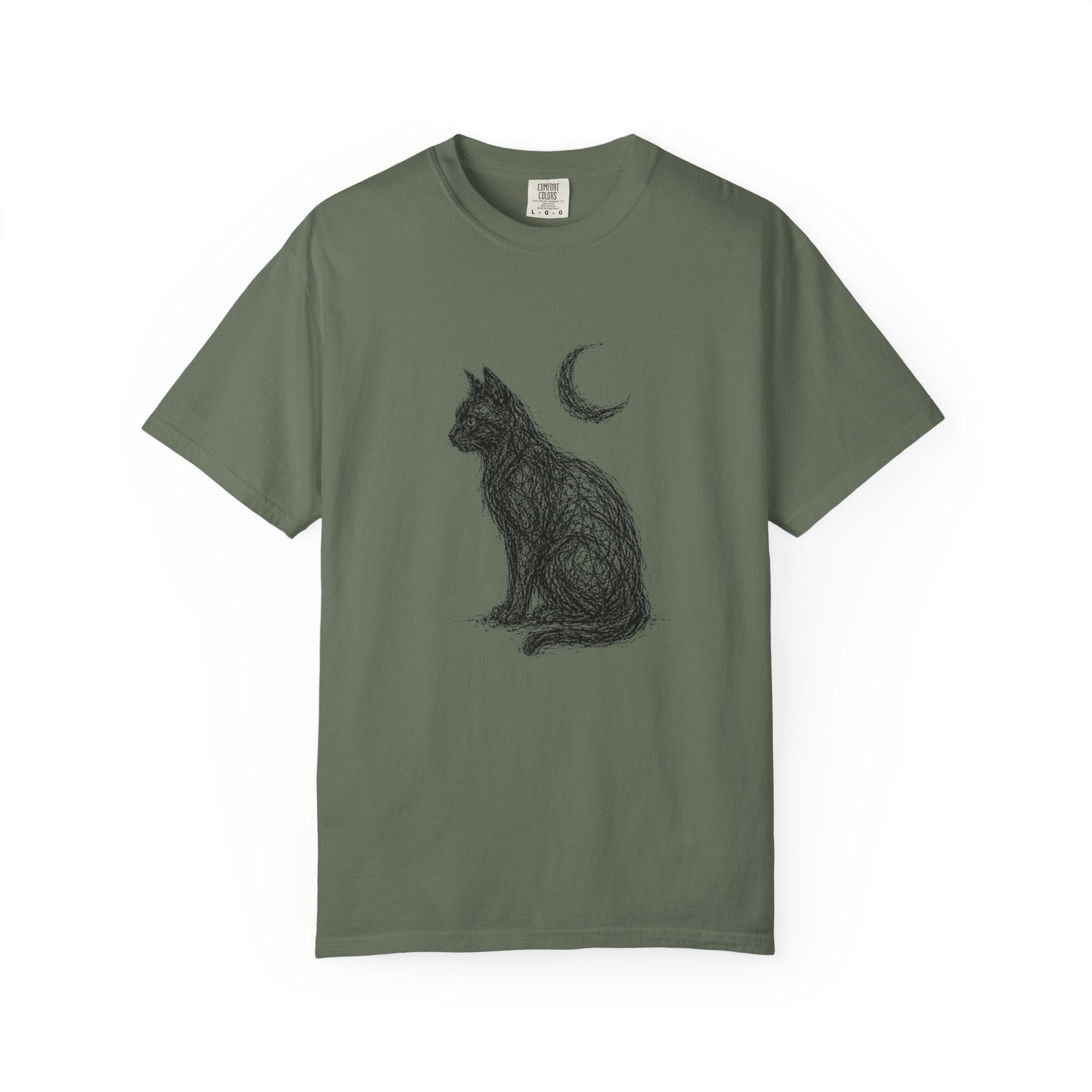 Black Cat Comfort Colors T-shirt