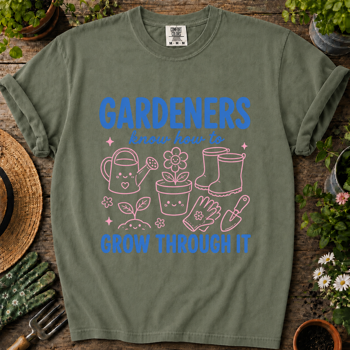 Gardeners Know How To Comfort Colors T-shirt