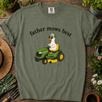 Father Mows Best Comfort Colors T-shirt