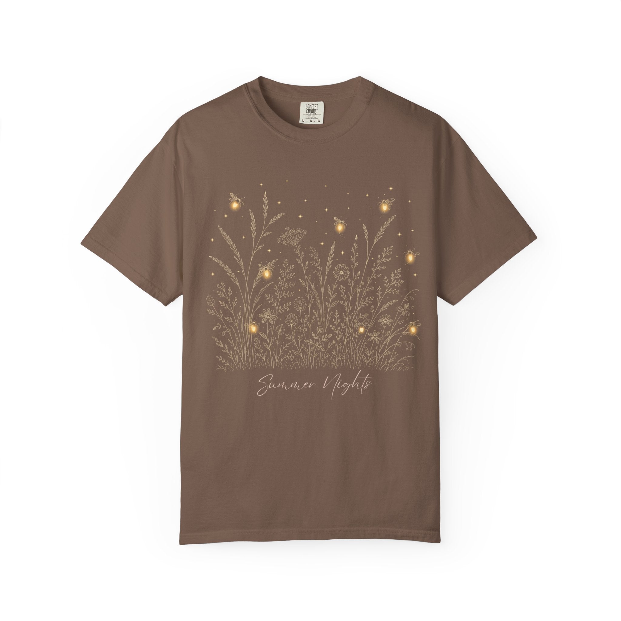 Summer Nights Firefly Comfort Colors T-shirt