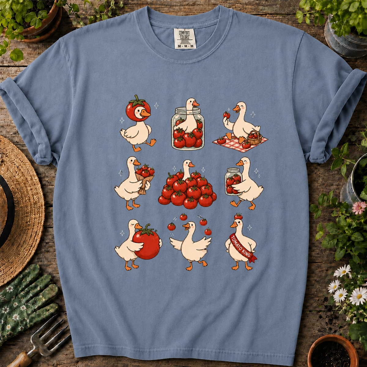 Duck Tomato Comfort Colors T-shirt