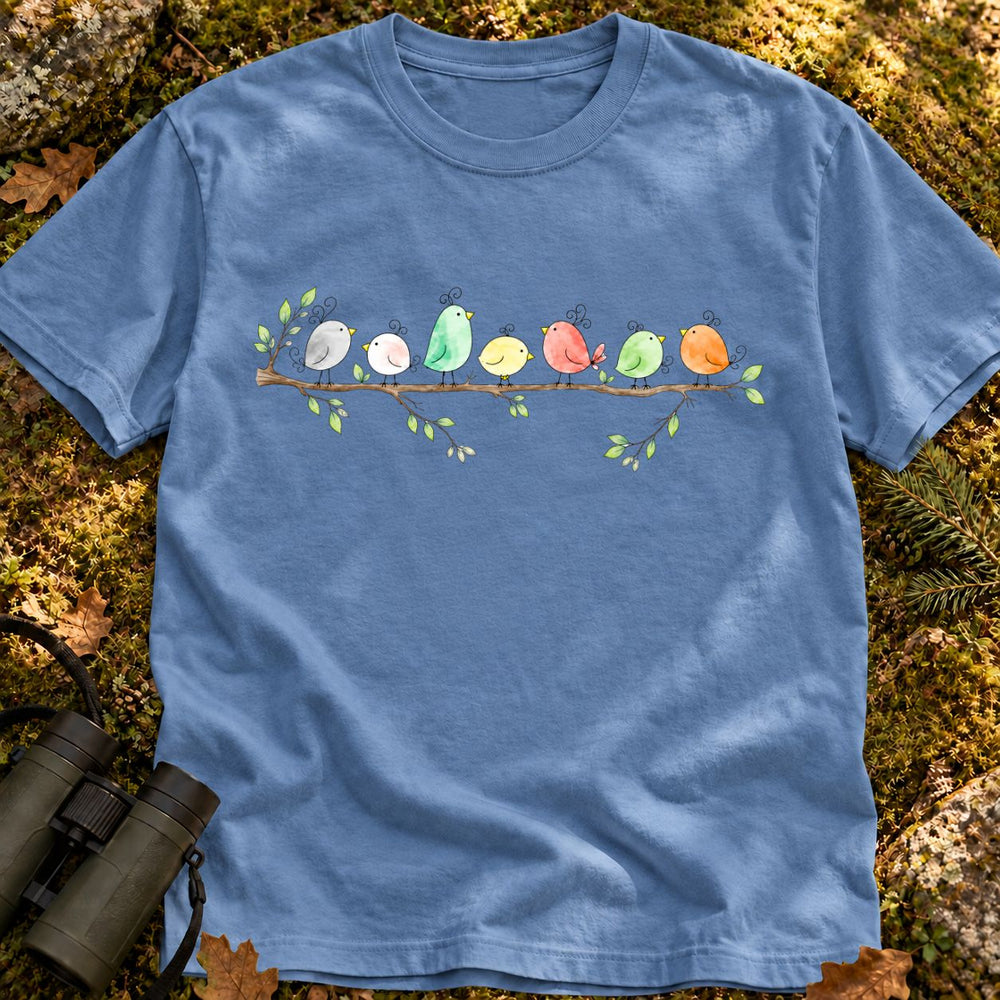 Cute Birds Comfort Colors T-shirt