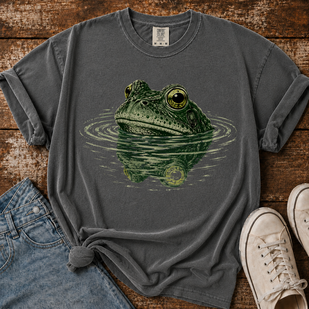 Frog Swimming Comfort Colors T-shirt