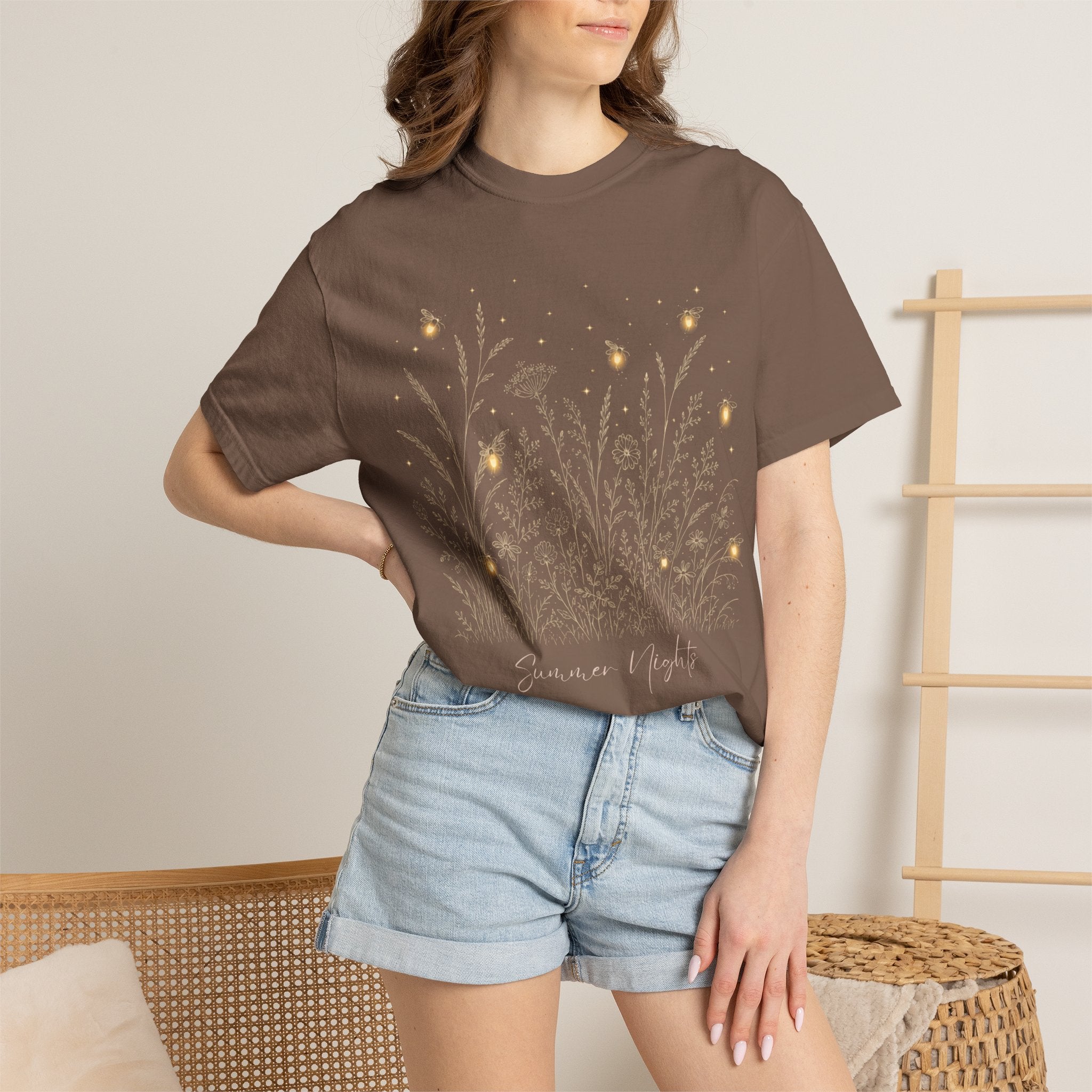 Summer Nights Firefly Comfort Colors T-shirt