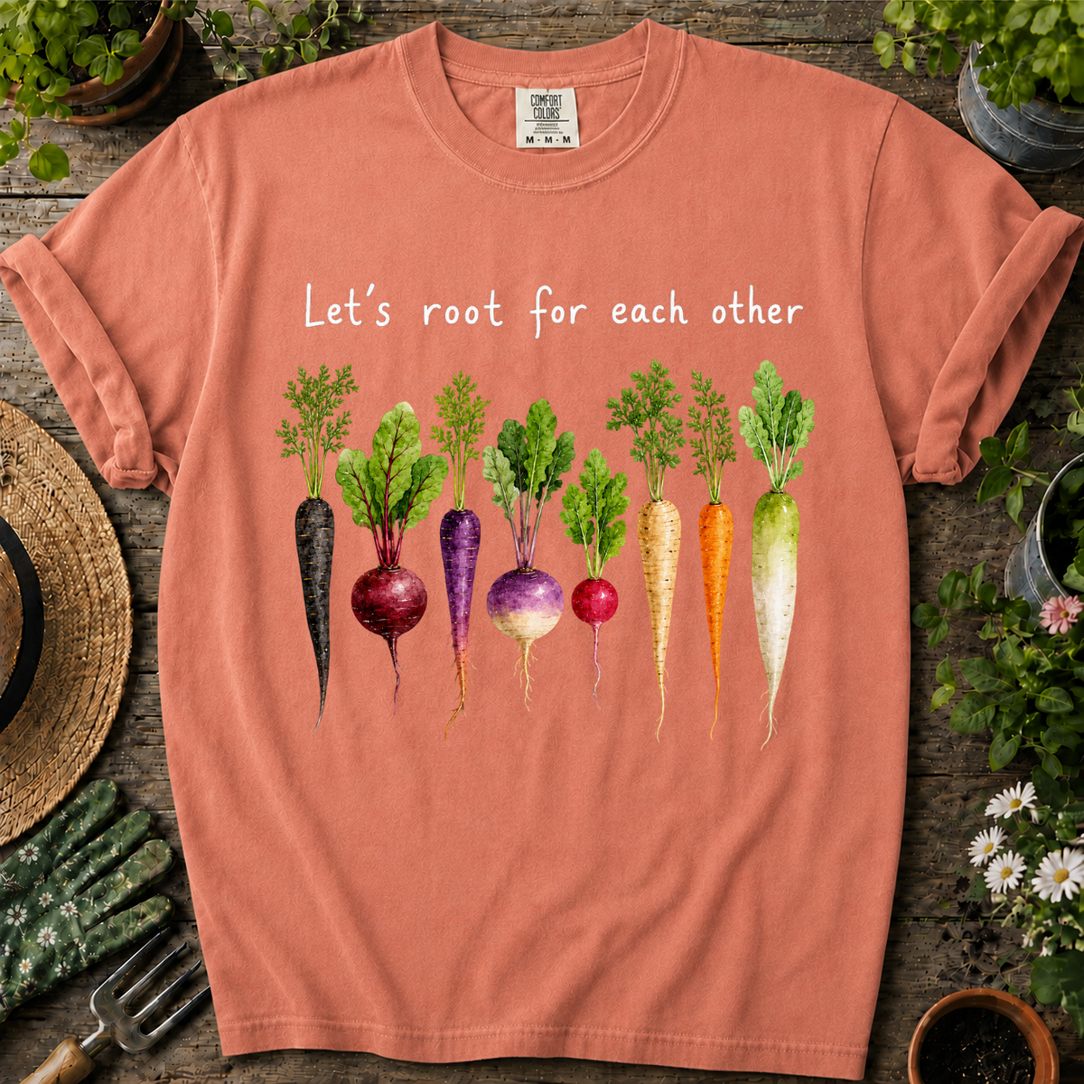 Let's Root For Each Other Comfort Colors T-shirt