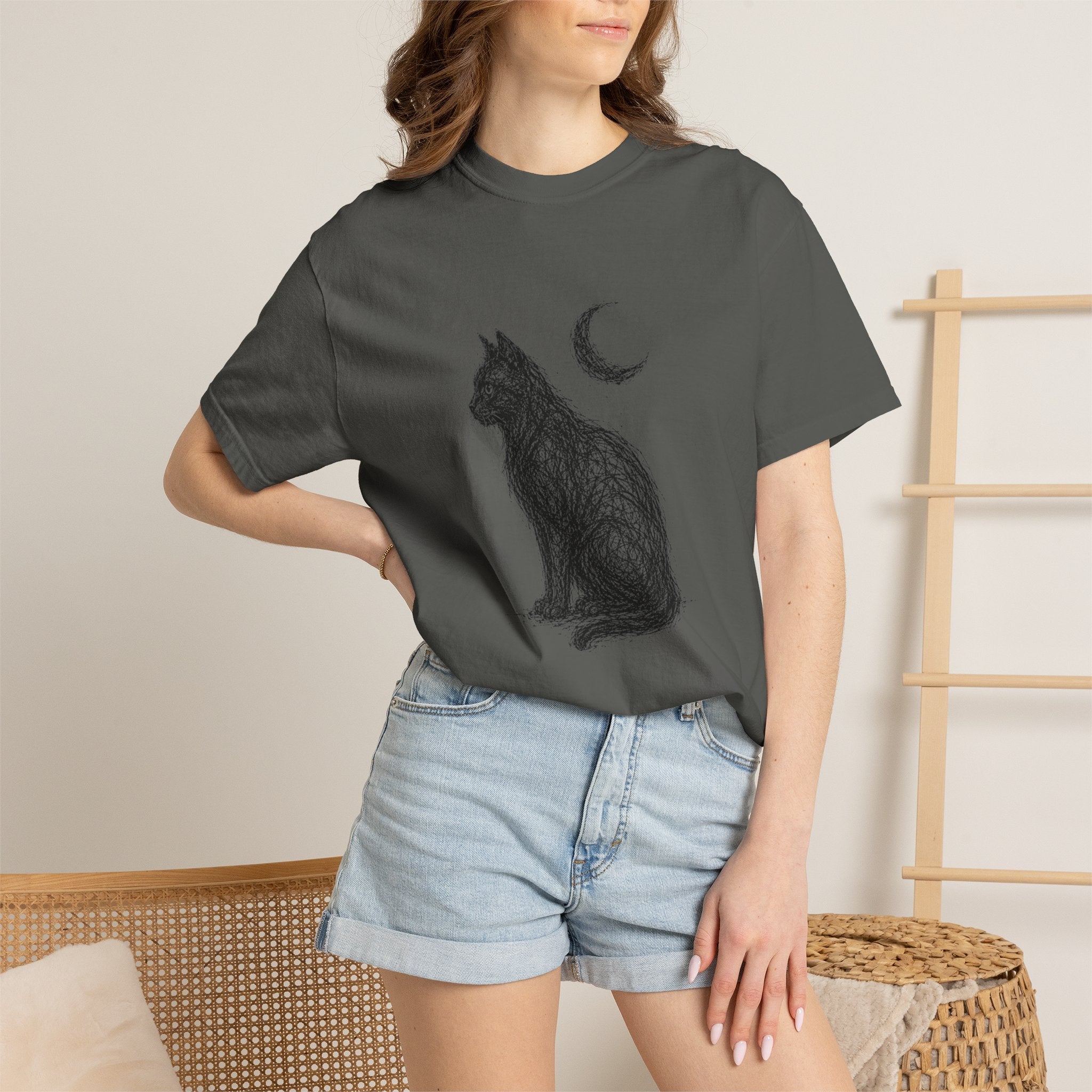 Black Cat Comfort Colors T-shirt