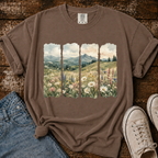 Wildflower Landscape Comfort Colors T-shirt