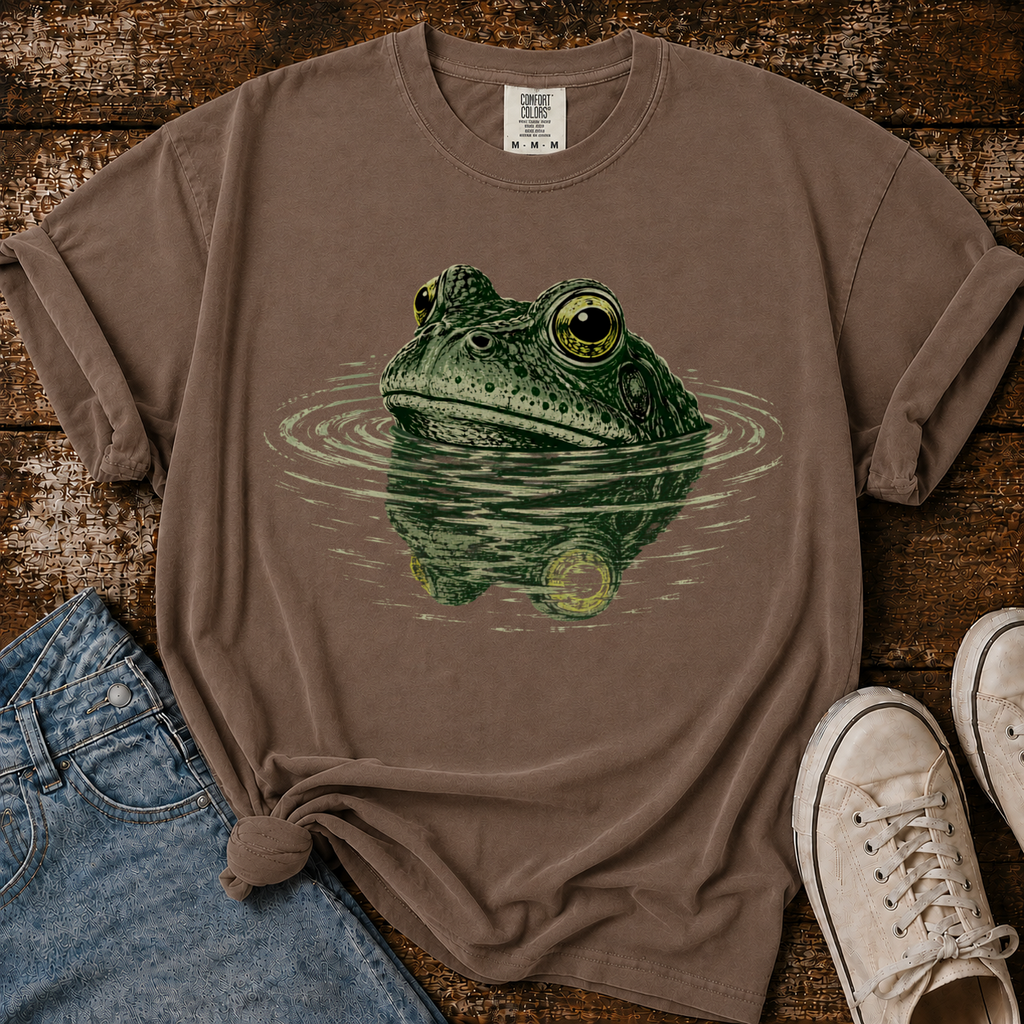 Frog Swimming Comfort Colors T-shirt