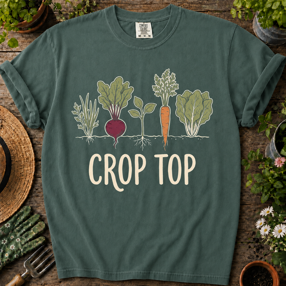 Crop Top Comfort Colors T-shirt