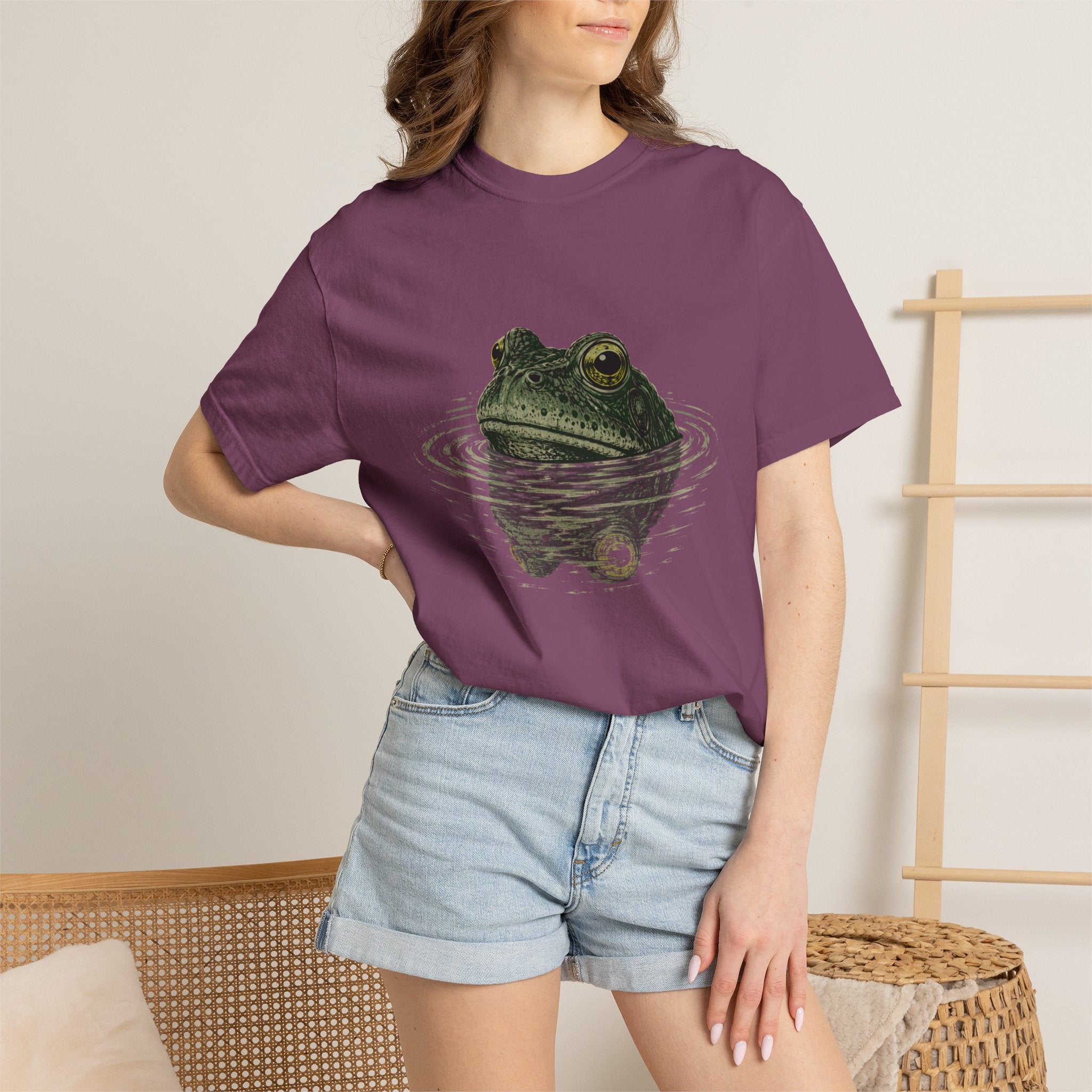 Frog Swimming Comfort Colors T-shirt