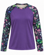 Midnight Garden Women's Long-Sleeve Sun Shirt