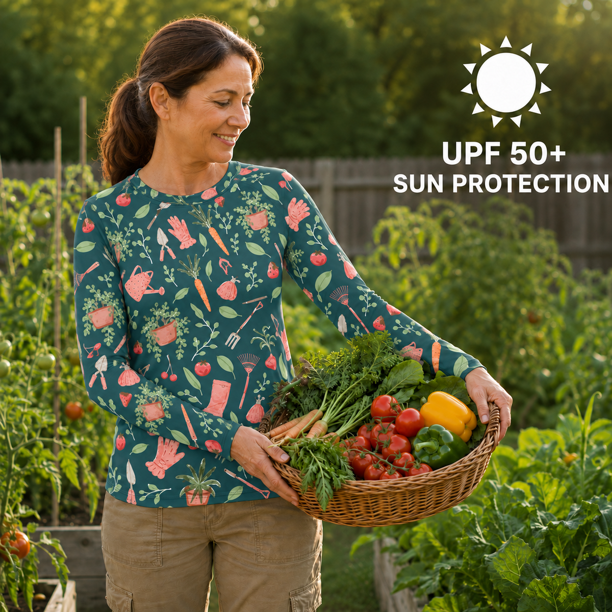Garden Tools Women's Long-Sleeve Sun Shirt With Thumbholes
