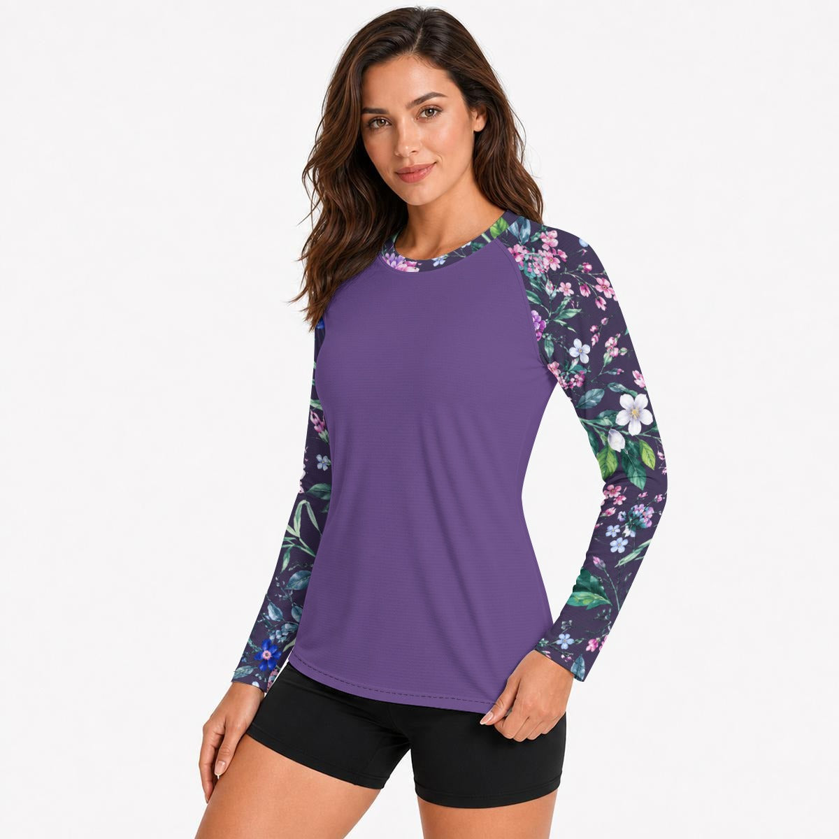 Midnight Garden Women's Long-Sleeve Sun Shirt